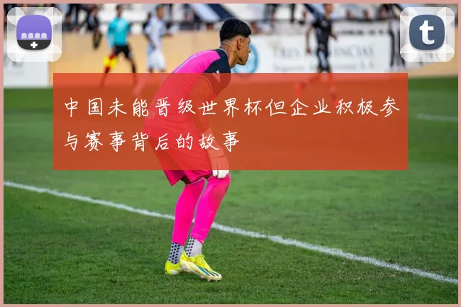 中国未能晋级世界杯但企业积极参与赛事背后的故事